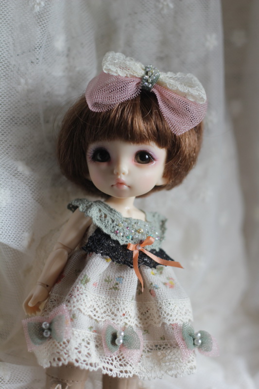 Green Lace Dress for Pukifee or Lati Yellow design by ChillyQi.
