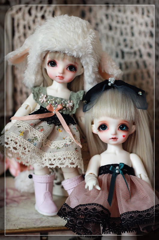 Miss Sheep Dress Set (4items) for Pukifee or Lati Yellow  design by ChillyQi
